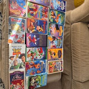 Disney Vibrant VHS Movie Set
